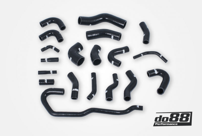 do88 02-04 Audi RS6 4.2L BiTurbo (C5) Coolant Hoses - Black - DO88-KIT191S