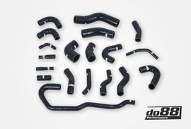 do88 02-04 Audi RS6 4.2L BiTurbo (C5) Coolant Hoses - Black - DO88-KIT191S