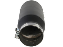 Load image into Gallery viewer, aFe MACH Force-XP 409 SS Right Side Single Wall Exhaust Tip 5in Inlet x 7in Outlet x 15in L - 49T50701-B15