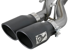 Load image into Gallery viewer, aFe Rebel Series Cat-Back 2.5in Dual Center Exit SS Exhaust w/ Black Tips 07-14 Jeep Wrangler V6 - 49-48054-B
