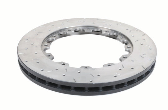 DBA 06-12 Chevrolet Corvette Z06 5000 Series Drilled and Slotted Front Replacement Rotor - DBA52992.1XS