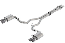Load image into Gallery viewer, Borla 2018 Ford Mustang GT 5.0L AT/MT 3in Atak Catback Exhaust w/ Valves (Carbon Fiber Tip) - 140743CF