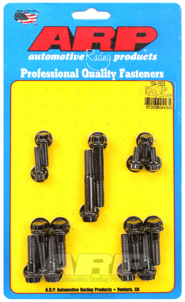 ARP SBC LT1 6.2L 12pt Timing Cover Bolt Kit - 134-1505