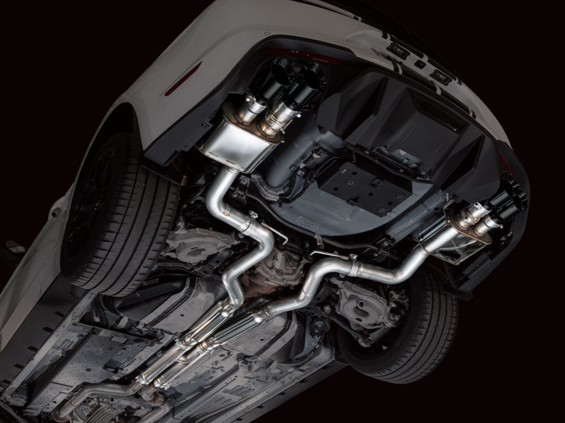 AWE Tuning 18-23 S550 Mustang GT SwitchPath Exhaust - Diamond Black Tips - 3025-43550