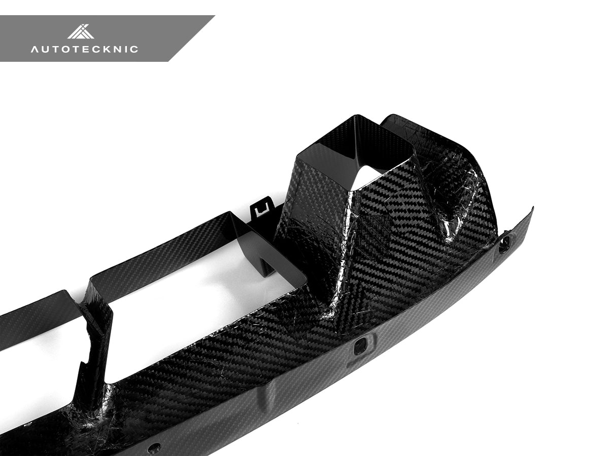 AutoTecknic Dry Carbon OEM-Spec Center Bumper Trim - BMW G87 M2