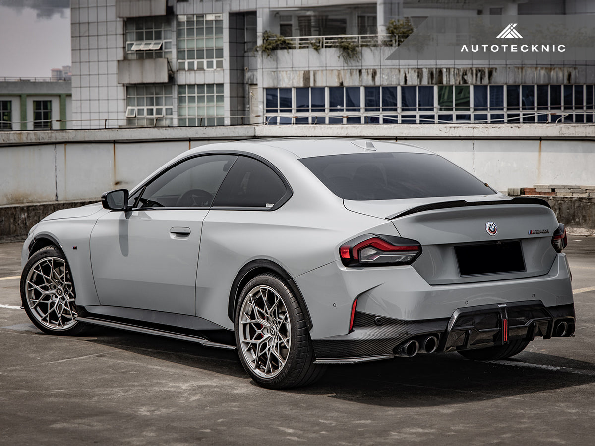 AutoTecknic Dry Carbon Rear Side Diffuser Set - BMW G42 2-Series