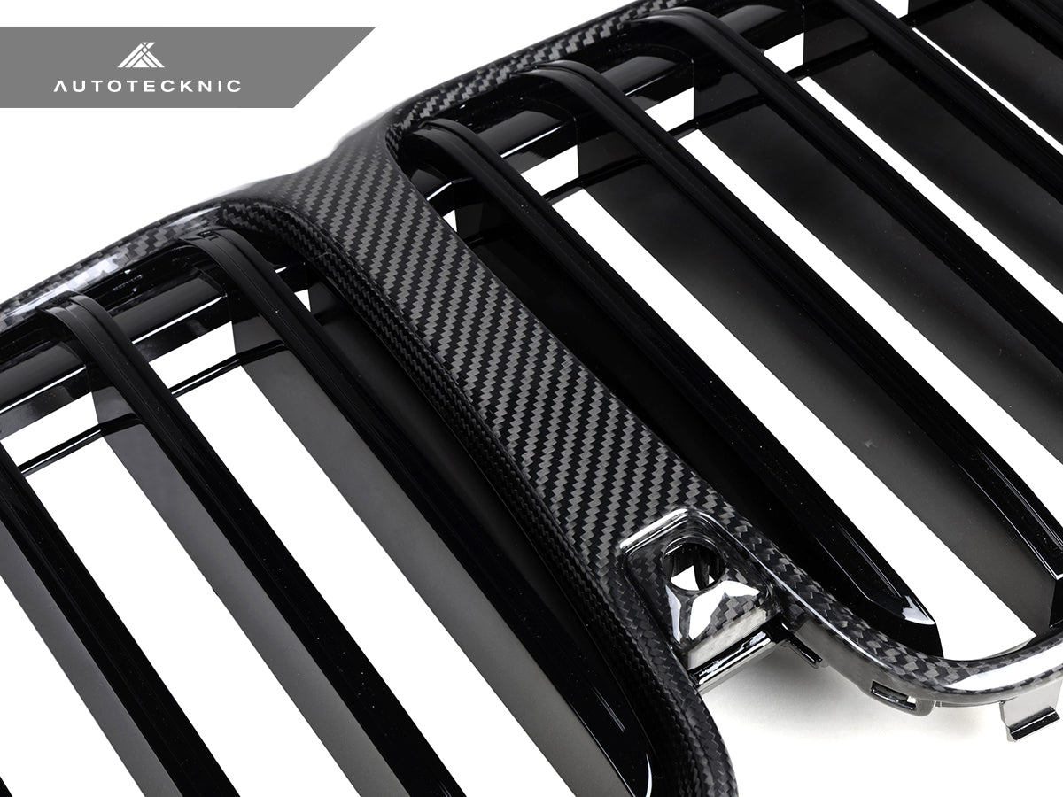 AutoTecknic Dry Carbon Fiber Front Grille - BMW G07 X7 LCI