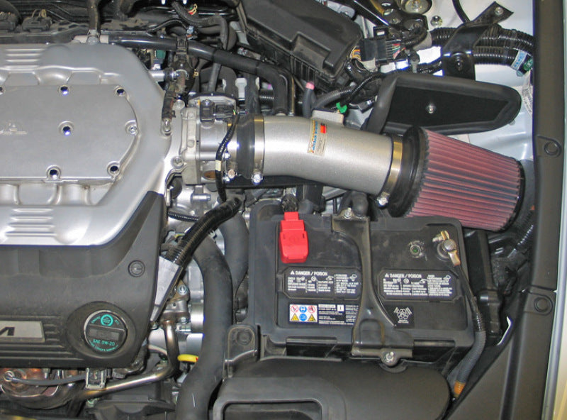 K&N 08 Honda Accord 3.5L-V6 Silver Typhoon Short Ram Intake - 69-1210TS