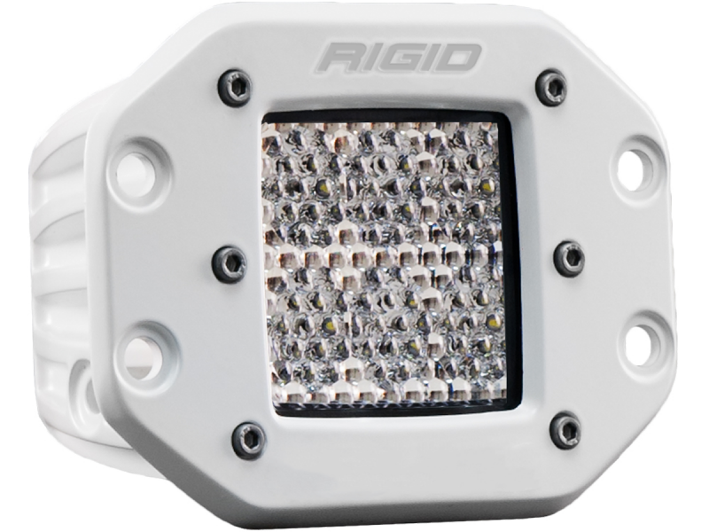 Rigid Industries Marine - Flush Mount - Dually - 60 Deg. Lens - Single - 611513