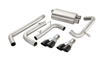 Load image into Gallery viewer, Corsa 1998-2002 Chevrolet Camaro Convertible Z28 5.7L V8 LS1 Black Tip Sport Cat-Back Exhaust - 14143BLK