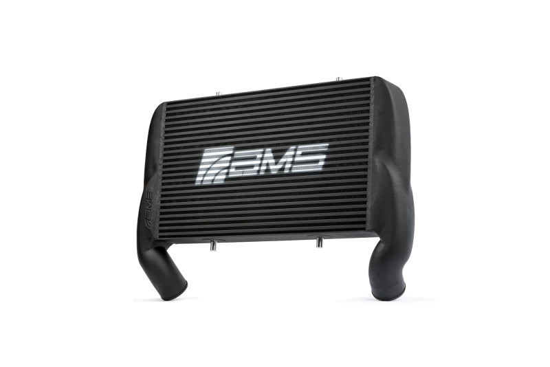 AMS Performance 2017+ Ford F150/Raptor 2.7L/3.5L EcoBoost High Mount Intercooler (Black w/AMS Logo) - AMS.55.09.0002-3