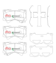 Load image into Gallery viewer, DBA 2022 Lexus LX600 Front SP Performance Brake Pads - DB15077SP