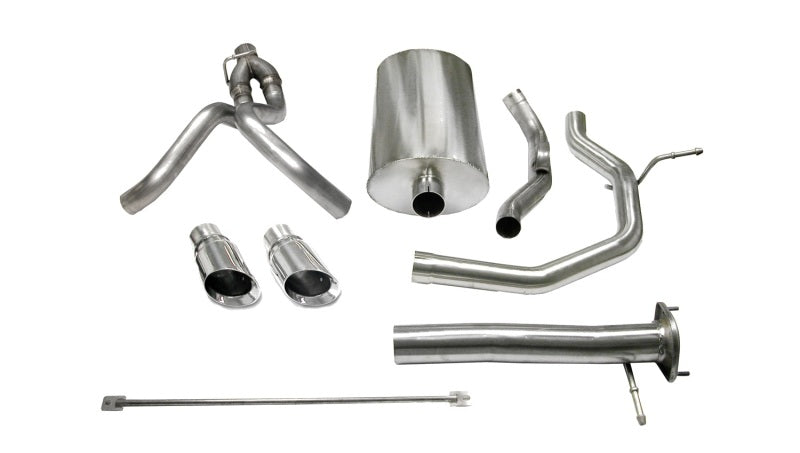 Corsa 2005-2006 Chevrolet SSR 5.3L V8 Polished Sport Cat-Back Exhaust - 14254