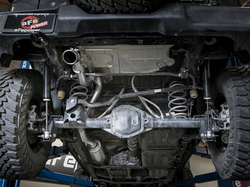 aFe MACH Force-Xp 2.5in Catback High-Tuck Exhaust 18-21 Jeep Wrangler (JL)3.6L 4-Door - Polished Tip - 49-48065-1P