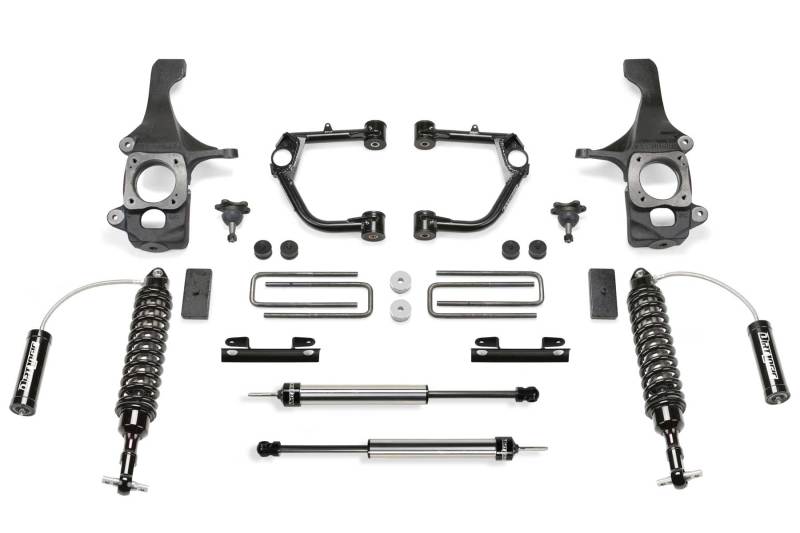 Fabtech 16-21 Toyota Tundra 2WD/4WD 4in UCA Kit w/Bjs & Dlss 2.5C/O Resi & Rr Dlss - K7051DL