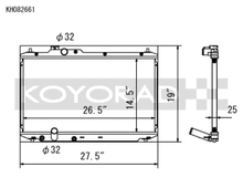 Load image into Gallery viewer, Koyo 12-15 Honda Civic SI 2.4L (MT) Radiator - KH082661