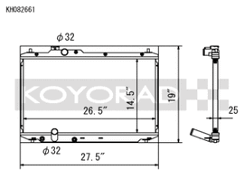 Koyo 12-15 Honda Civic SI 2.4L (MT) Radiator - KH082661