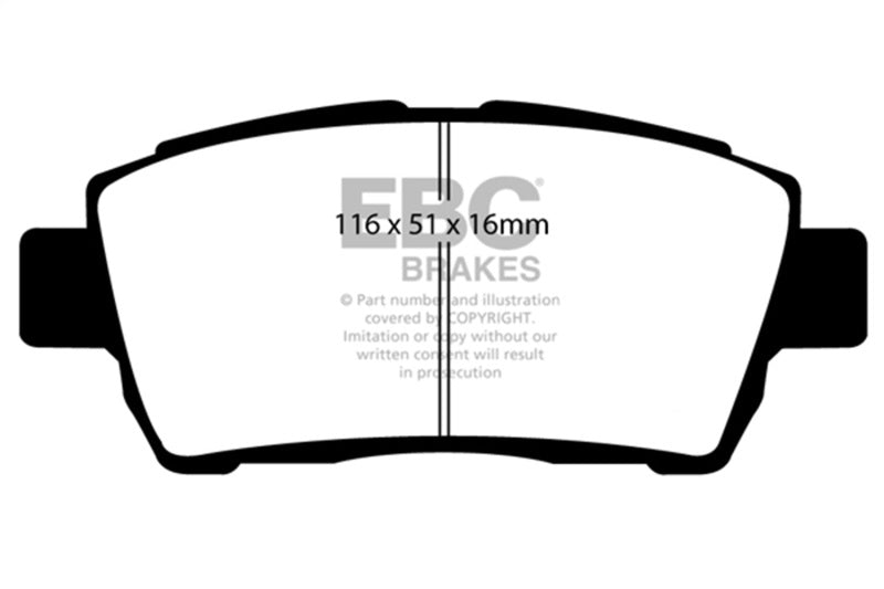EBC 99-02 Toyota MR2 1.8L Bluestuff Front Brake Pads - DP51295NDX