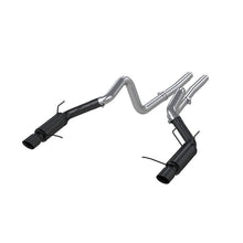 Load image into Gallery viewer, MBRP 11-14 Ford Mustang GT 5.0L 3in Cat Back Dual Split Rear Race Version 4in Tips - Black - S7264BLK