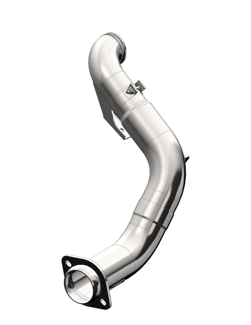 MBRP 2015 Ford 6.7L Powerstroke (Non Cab & Chassis Only) 4in Turbo Down-Pipe T409 Aluminized - FS9CA460
