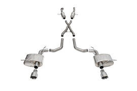 Corsa 2021-2025 Dodge Durango SRT Hellcat Cat-Back 2.75in Dual Rear Exit Sport 4.5in Polished Tips - 21195