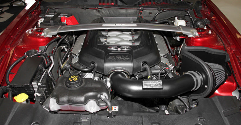 K&N 11-14 Ford Mustang GT 5.0L V8 Black Performance Intake Kit - 71-3527