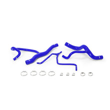 Load image into Gallery viewer, Mishimoto 2016+ Chevrolet Camaro 2.0T w/HD Cooling Package Silicone Radiator Hose Kit - Blue - MMHOSE-CAM4-16HDBL