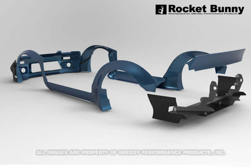 GReddy 89-93 Nissan 240SX Full Rocket Bunny 180/240SX Wide Body Aero Kit w/ Wing - 17020380