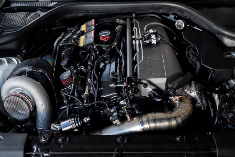 CSF Gen 2 B58 Race X Charge-Air-Cooler Manifold - Thermal Black Finish - 8400B