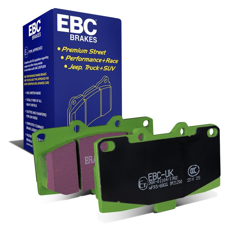 EBC 98-03 Nissan Skyline (R34) 2.5 GT (200) Greenstuff Front Brake Pads - DP21200