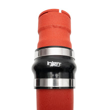 Load image into Gallery viewer, Injen 17-22 Ford F250/F/350/F-450/F-550 V8-6.7L Turbo Diesel Wrnkl Red Intercooler Hot Side Piping - SES9004ICPHWR