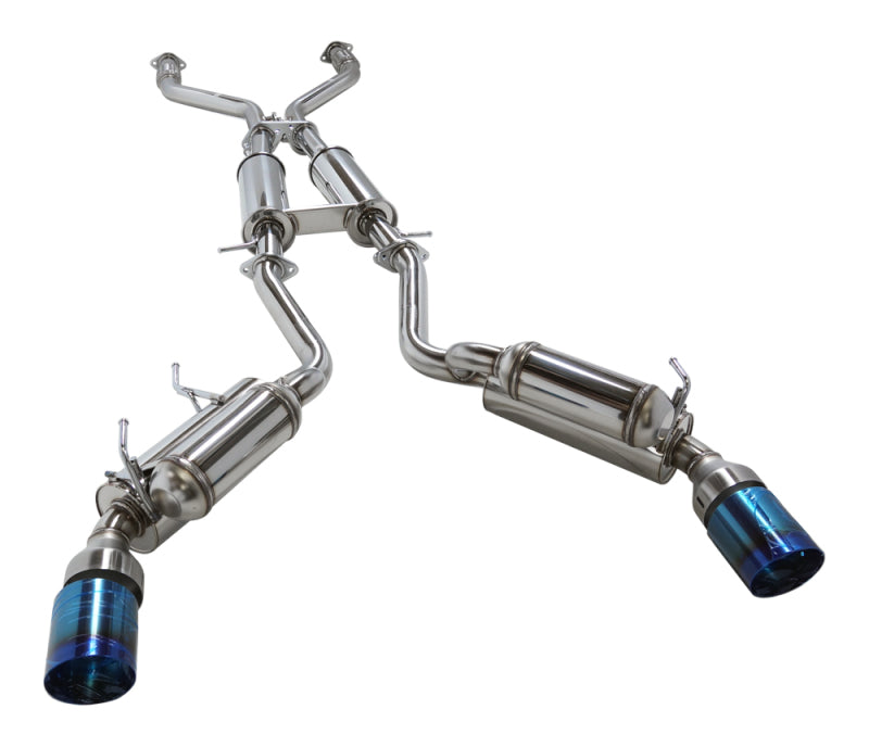 HKS 09-21 Nissan 370z Dual Hi-Power Ti. Tip Catback Exhaust (SUS304 NO COATING) - 32009-BN004