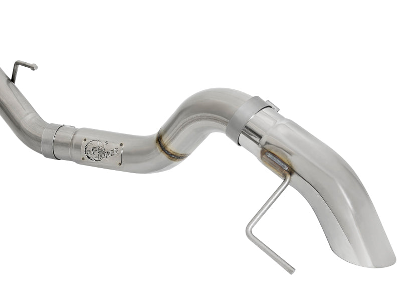 aFe MACH Force-XP Cat-Back Exhaust w/ Dual Hi-Tuck Pol Tips 17-18 Ford F-150 Raptor V6-3.5L - 49-33095-P