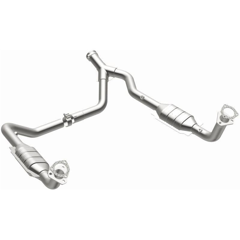 MagnaFlow DF Cat. Conv 95-99 Range Rover 4.0/4.6L GEMS Y-Pipe Assembly *NOT FOR SALE IN CALIFORNIA* - 93694