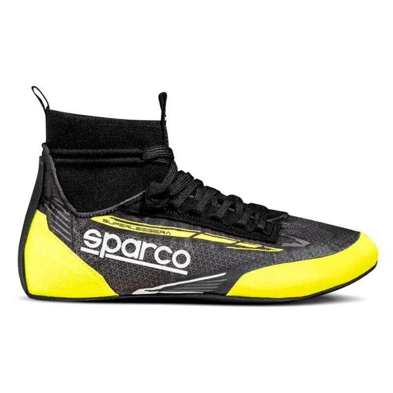 Sparco Shoe Superleggera Size 45 BLK/YEL - 0012A345NRGF