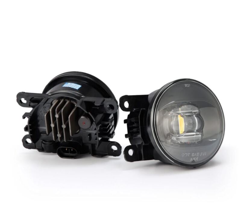 AlphaRex Universal Acura/Ford/Honda/Subaru/Nissan DoubleTap Dual Color LED Proj Fog Lights - Wt/Ambr - 210002