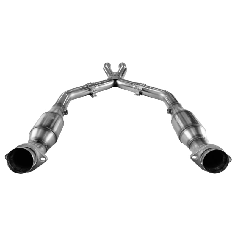 Kooks 05-10 Ford Mustang GT 2 1/2in x 2 1/2in OEM Exhaust GREEN Cat X Pipe - 11313300