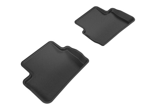 3D MAXpider 20152019 Mercedes-Benz CLA-Class/GLA-Class X177/X156 Kagu 2nd Row Floormats - Black - L1MB04121509