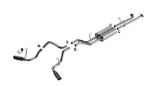 Load image into Gallery viewer, Borla 07-21 Toyota Tundra Cat-Back Touring SS Catback Exhaust w/ Black Chrome Tips - 140238BC