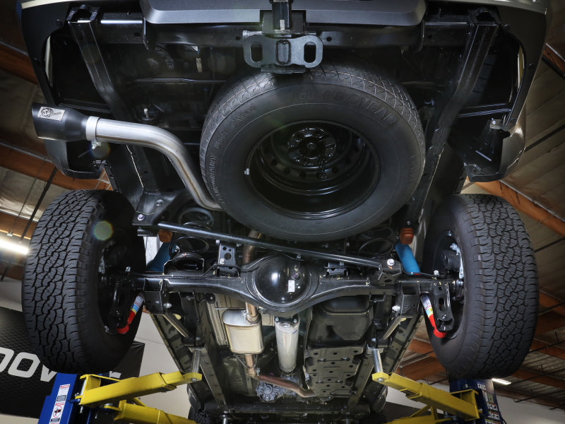aFe 2024 Toyota Tacoma L4 2.4L Apollo Series 2.5-3in 409 SS Steel Cat-Back Exhaust w/Black Tips - 49-46071-B