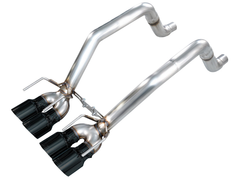 AWE Tuning 09-13 Chevrolet Corvette 6.2L Track Edition Axle-Back Exhaust w/ Diamond Black Tips - 3020-43662
