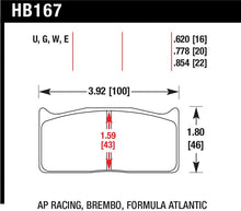 Load image into Gallery viewer, Hawk AP Racing  DTC-60 Race Brake Pads - HB167G.778