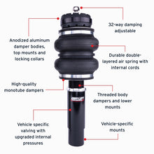 Load image into Gallery viewer, Air Lift Performance 09-16 Audi A4 Quattro &amp; FWD S4/RS4 Front Air Suspension Kit