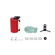 Load image into Gallery viewer, Mishimoto Large Aluminum Oil Catch Can - Wrinkle Red - MMOCC-LAWRD