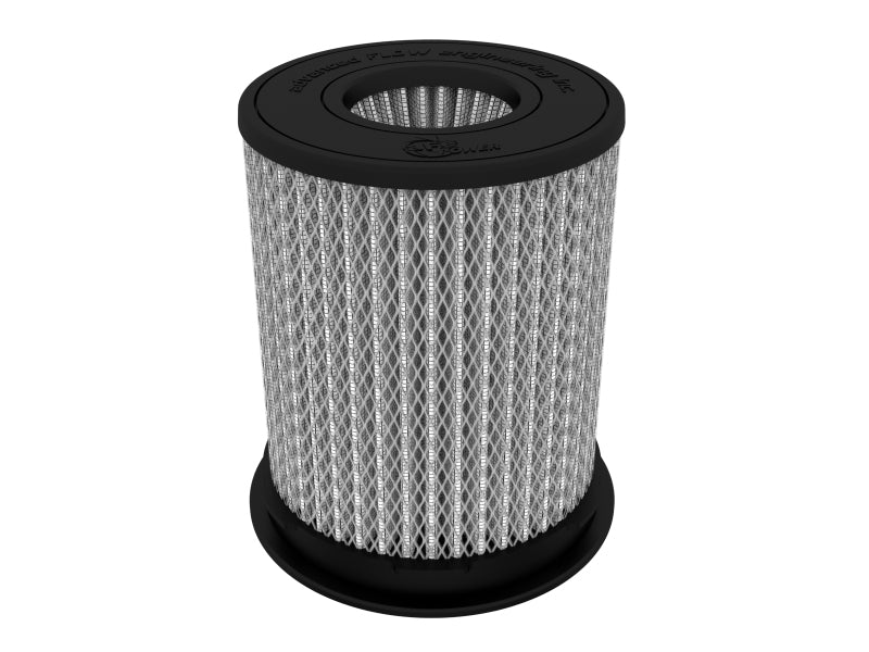 aFe MagnumFLOW Pro DRY S Universal Air Filter 4in F x 6.5n B x 6.5in T (Inv) x 8in H - 21-91153