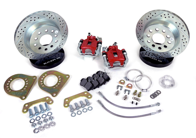Baer Brakes 63-87 Chevrolet/GMC 2WD Trucks 11.65in Classic Series Rear Brake Kit - Red - 4302575R