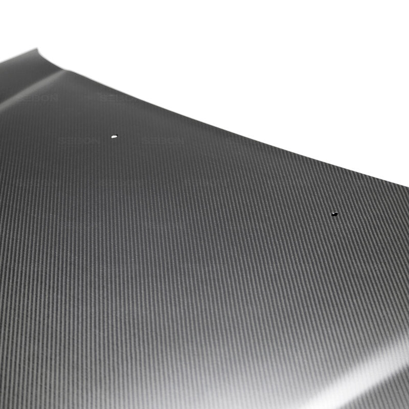Seibon 1992-1995 Honda Civic Coupe OEM-Style Dry Carbon Fiber Hood - HD9295HDCV2D-OE-DRY