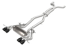 Load image into Gallery viewer, aFe MACHForce XP Exhausts Cat-Back SS 21 BMW M2 Competition L6-3.0L w/Black Tips - 49-36351-B