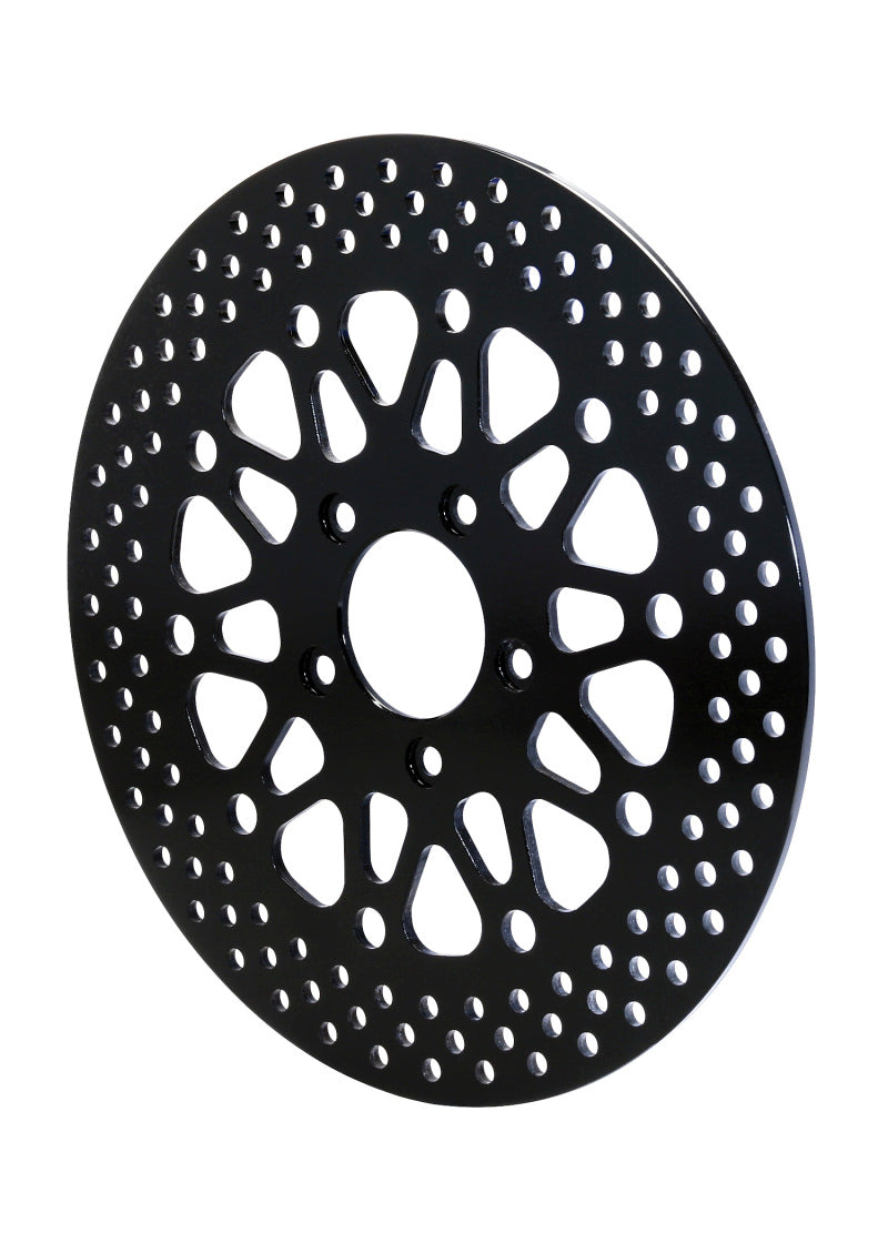 Wilwood Rotor-Front-Harley-Davidson Motorcycle 2000-07 Black Finish 11.50 x .196 - 5 on 3.25in - 160-10664-BK