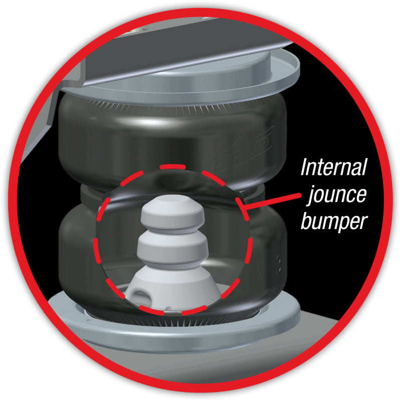 Air Lift Replacement Air Spring - LoadLifter 5000 Ultimate Bellows Type w/ internal Jounce Bumper